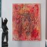 scratched acryl - than drawing elements - a quick, dynamic technic -
shows the dynamic emotion of rhythm and music
