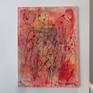 scratched acryl - than drawing elements - a quick, dynamic technic -
shows the dynamic emotion of rhythm and music