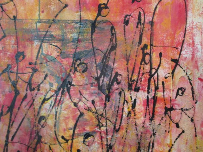 Original Abstract Expressionism People Painting by Sonja Zeltner