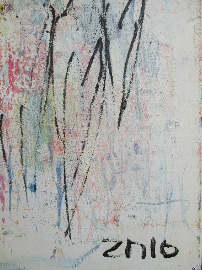 Original Abstract Expressionism People Painting by Sonja Zeltner