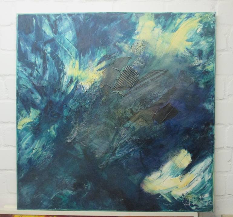 Original mixedmedia Abstract Painting by Sonja Zeltner