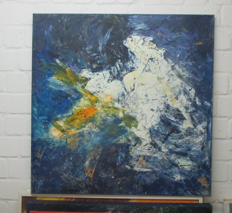 Original Abstract Expressionism Abstract Painting by Sonja Zeltner