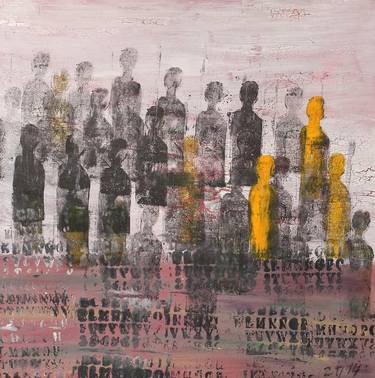 Print of Abstract People Paintings by Sonja Zeltner