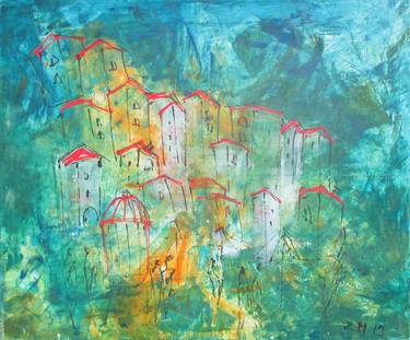 Original Abstract Landscape Paintings by Sonja Zeltner