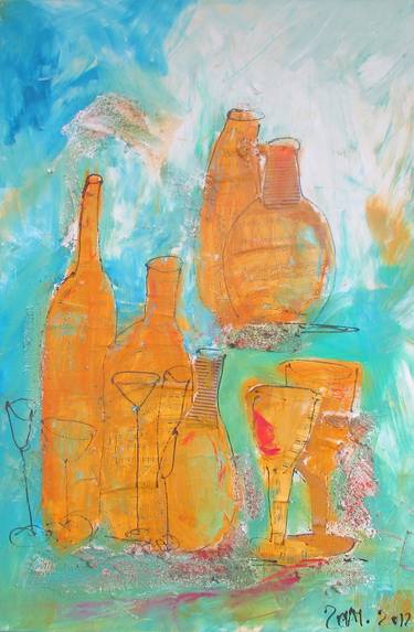 Original Abstract Still Life Paintings by Sonja Zeltner