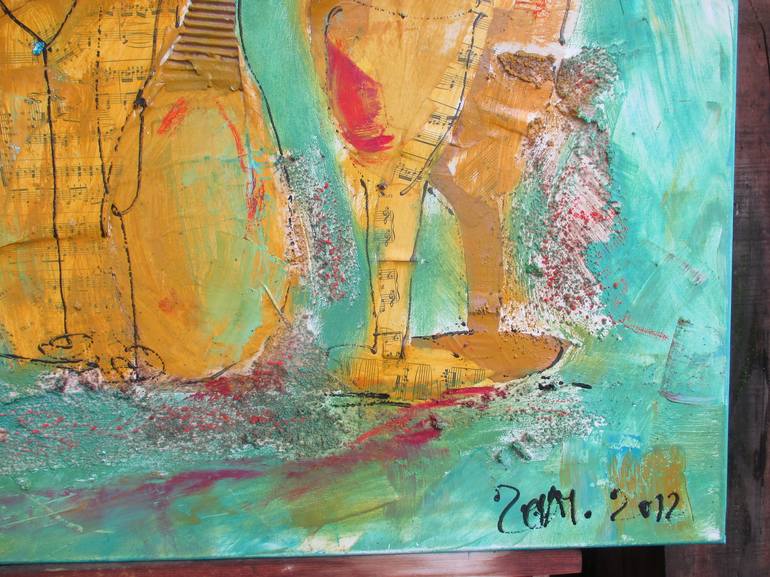 Original Abstract Still Life Painting by Sonja Zeltner