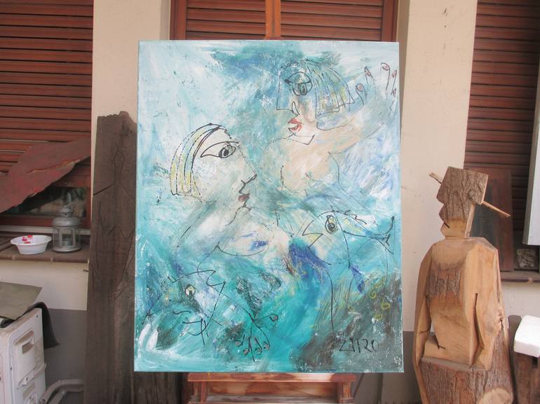 Original Women Painting by Sonja Zeltner