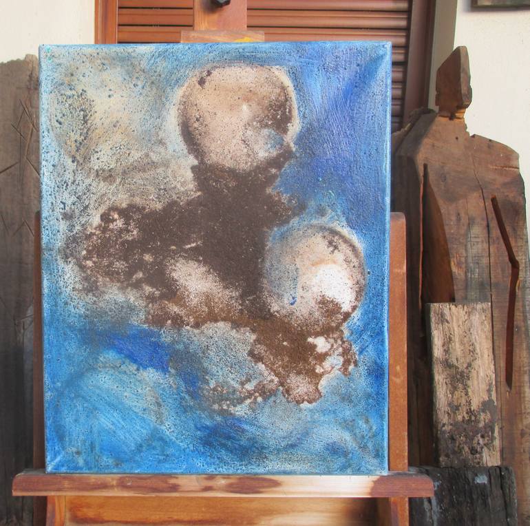 Original Abstract Expressionism Abstract Painting by Sonja Zeltner