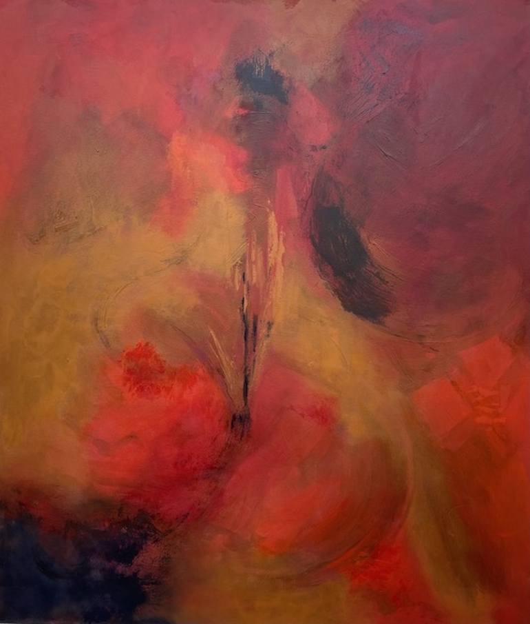 Original Abstract Painting by Mónica de la Rosa Carpizo    Moroka