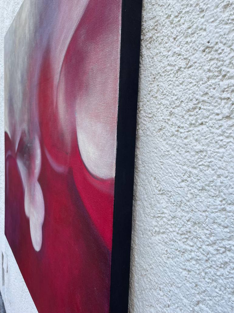 Original Abstract Expressionism Abstract Painting by Mónica De La Rosa Carpizo    Moroka