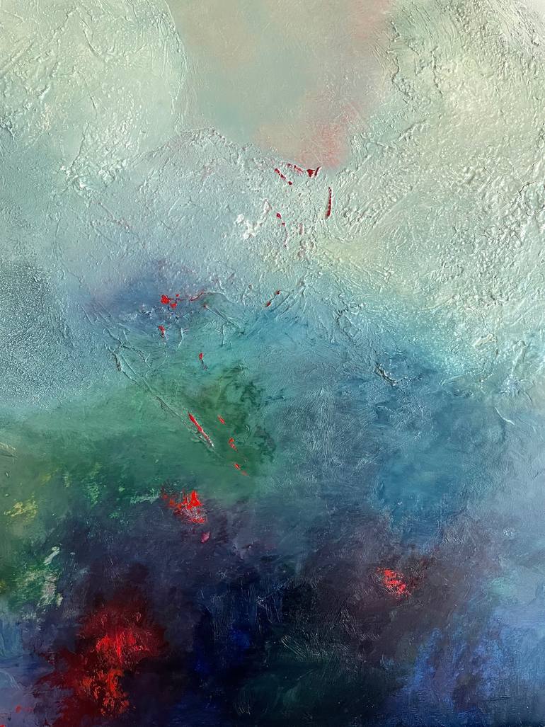 Original Abstract Expressionism Abstract Painting by Mónica De La Rosa Carpizo    Moroka