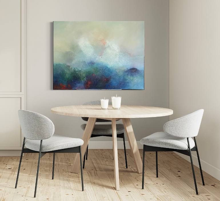 Original Abstract Expressionism Abstract Painting by Mónica De La Rosa Carpizo    Moroka