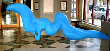 Original Figurative Nude Sculpture by Richard Claraval