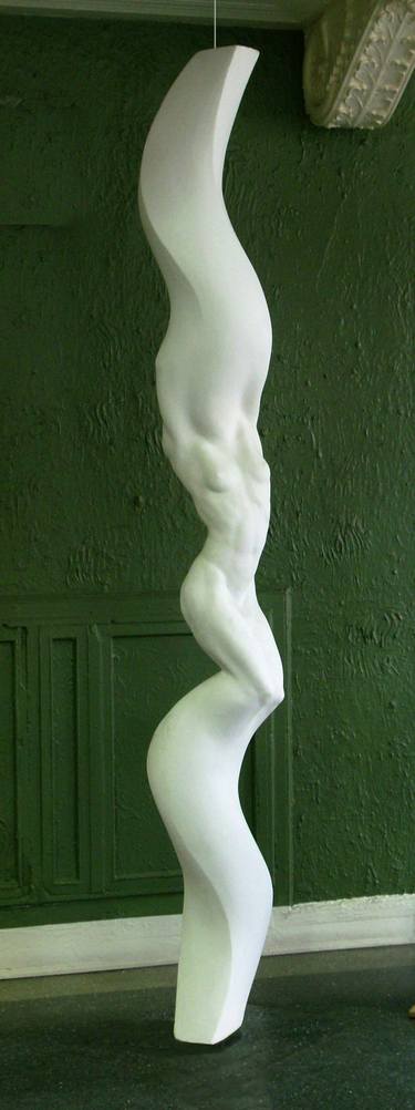 Original Figurative Nude Sculpture by Richard Claraval