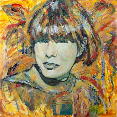 Print of Expressionism Portrait Paintings by Michelle Kinnane