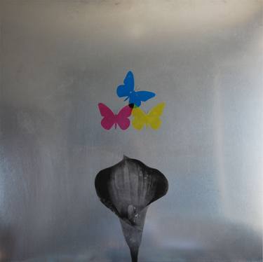 Original Modern Floral Paintings by Massimo Campagna