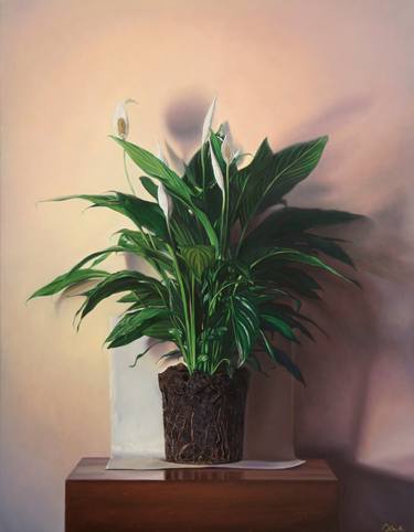 Original Figurative Floral Paintings by Gregory Blanche
