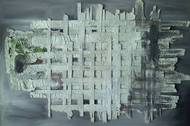 Original Abstract Architecture Paintings by Leslye Miller