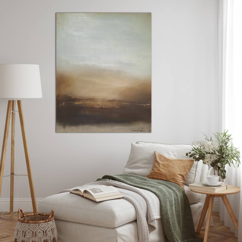 Original Abstract Expressionism Abstract Painting by Mariana Maia