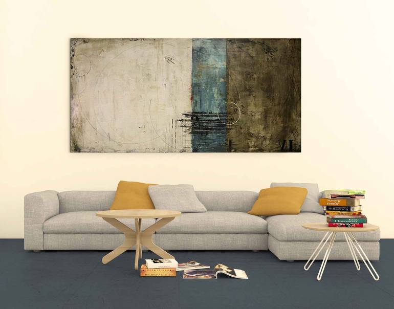 Original Abstract Expressionism Abstract Painting by mariana maia