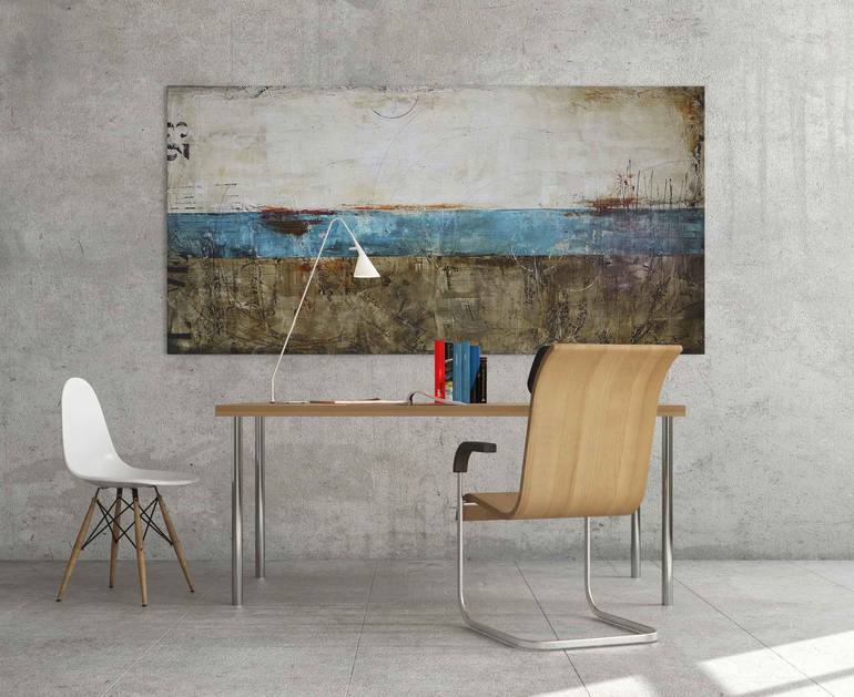 Original Abstract Expressionism Abstract Painting by mariana maia