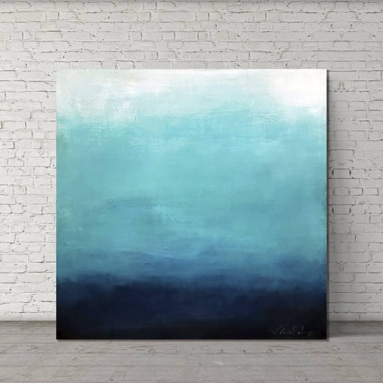 Original Impressionism Abstract Painting by Mariana Maia