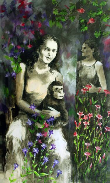 Original Realism Women Paintings by Shankar Gaidhane