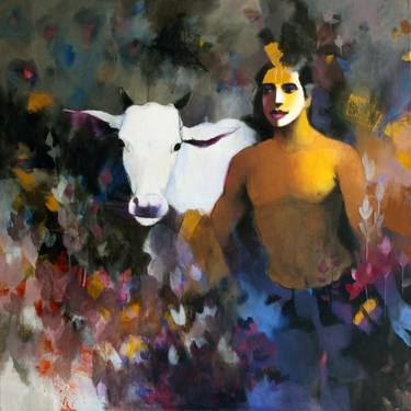Original Realism Rural life Paintings by Shankar Gaidhane