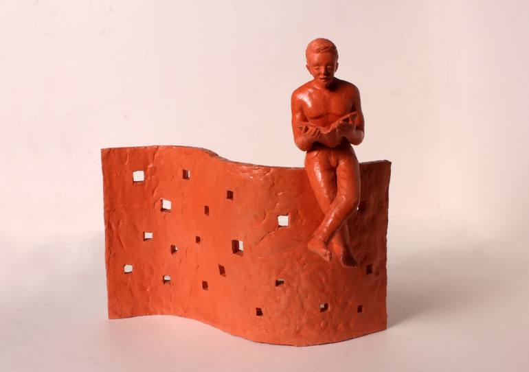 Original Figurative Men Sculpture by Shankar Gaidhane
