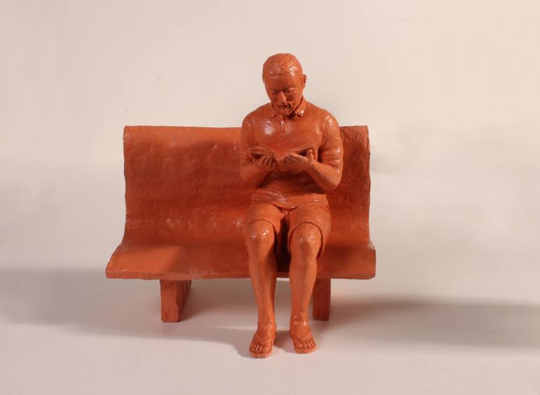 Original Figurative Men Sculpture by Shankar Gaidhane