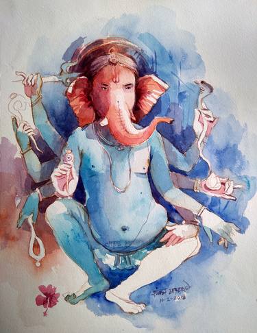 Original Figurative Religious Paintings by Shankar Gaidhane