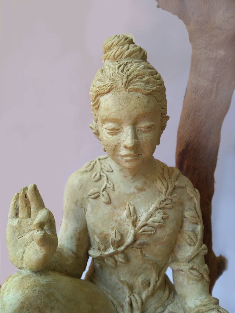 Original Figurative Religious Sculpture by Shankar Gaidhane