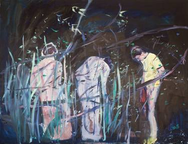 Saatchi Art Artist Tomas Nemec; Painting, “Bathe (night) II” #art