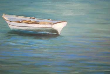 Original Boat Painting by Max Blau