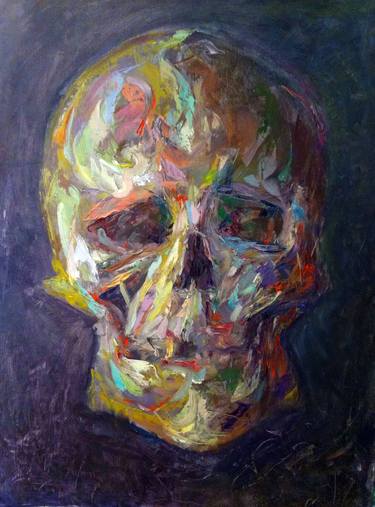 Print of Expressionism Mortality Paintings by Hector Portocarrero