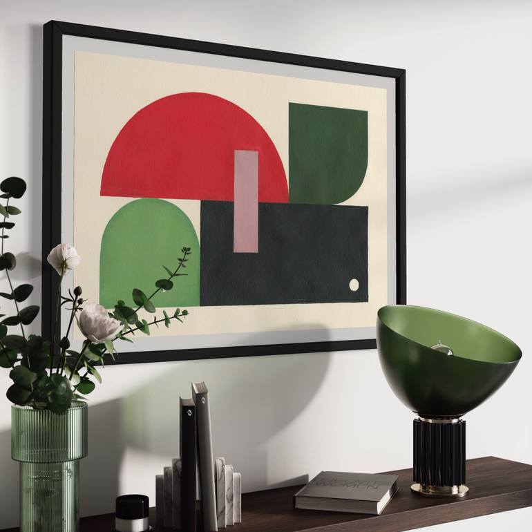 Original Minimalism Abstract Painting by Simona Puidokaite