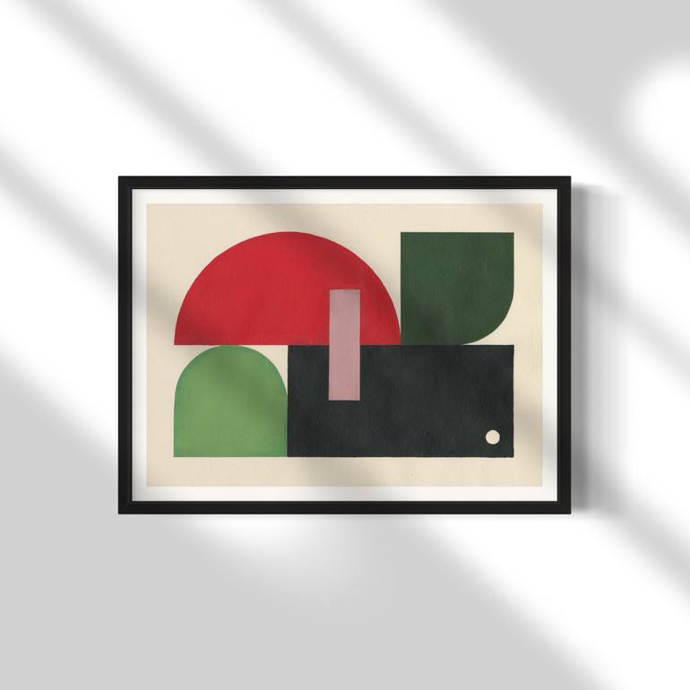 Original Minimalism Abstract Painting by Simona Puidokaite