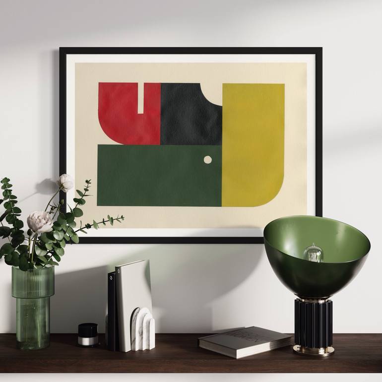 Original Minimalism Abstract Painting by Simona Puidokaite