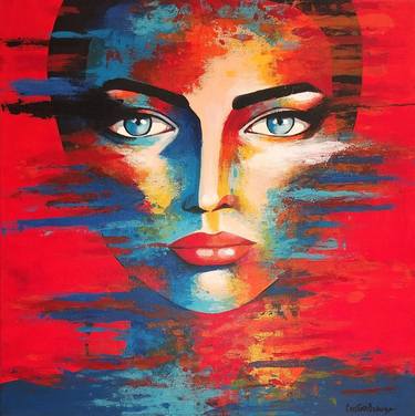 Original Abstract Women Paintings by Cristina Boavida