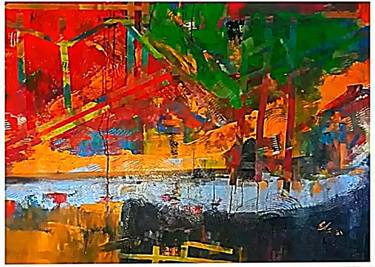 Original Abstract Expressionism Abstract Paintings by elso arruda filho