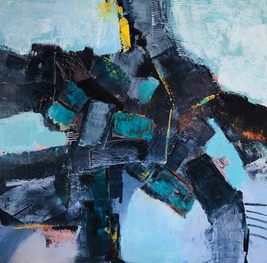 Original Abstract Painting by Gabriele Bitter