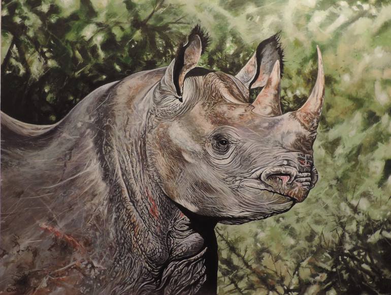 Original Other Animal Painting by Jeff Cain