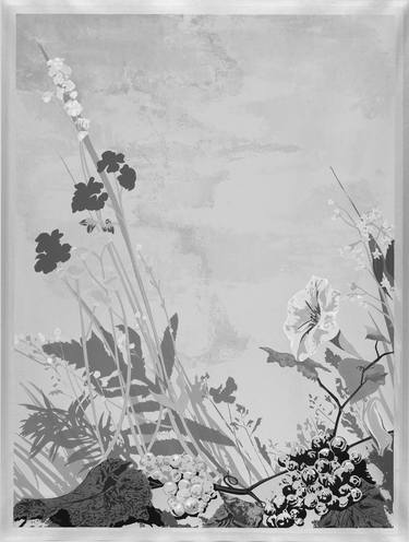 Print of Floral Printmaking by S van Schaick