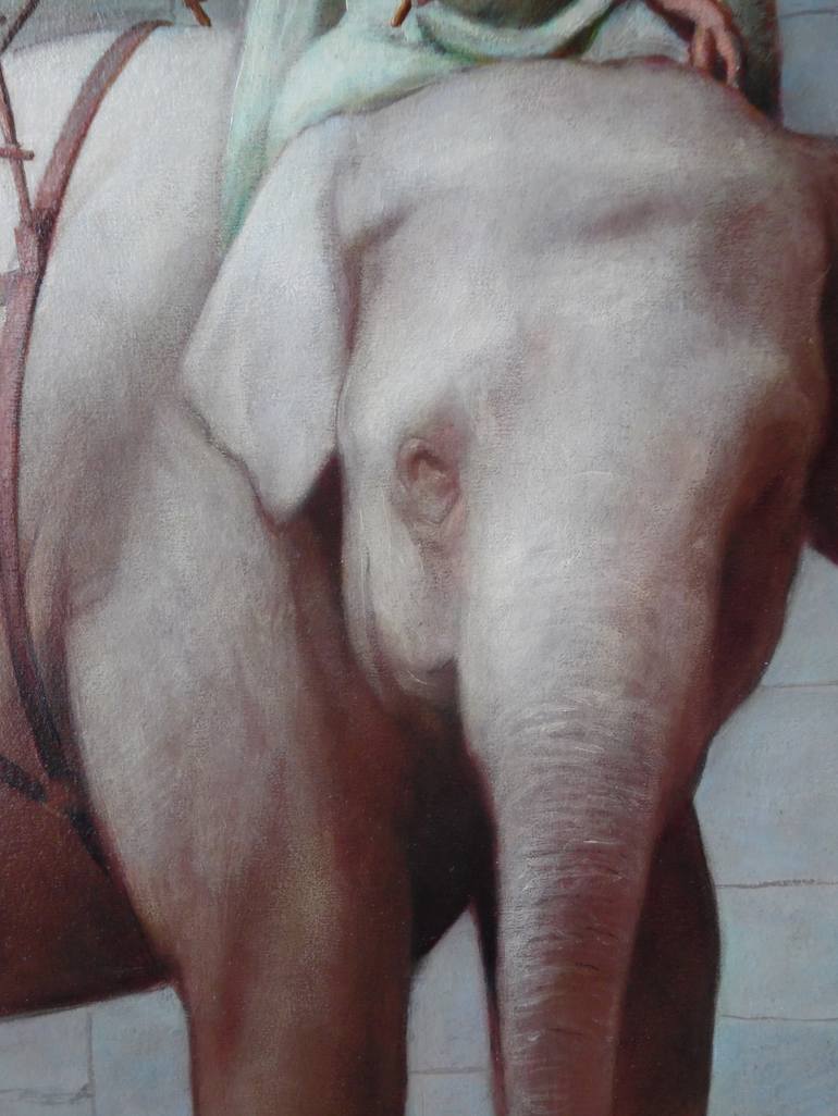 Original Realism Animal Painting by Dirk-Jan Zetstra