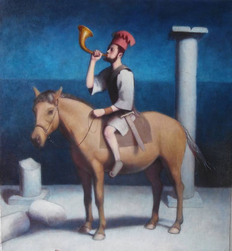 Original Realism Animal Painting by Dirk-Jan Zetstra