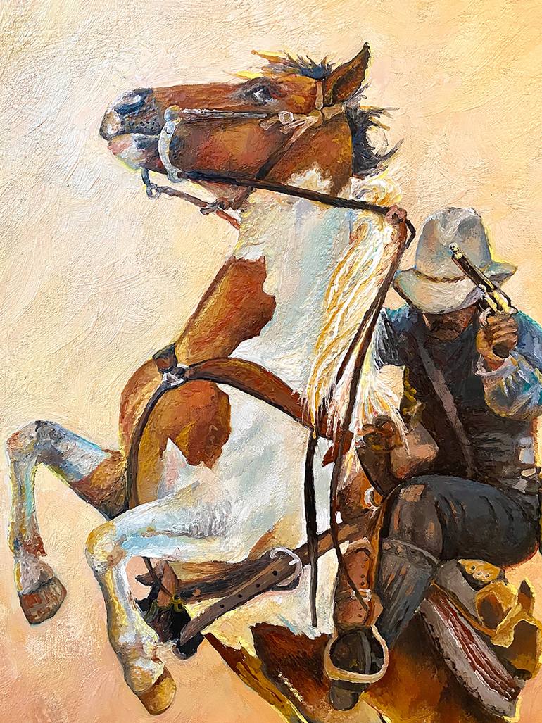 Original Realism Horse Painting by Abra Johnson
