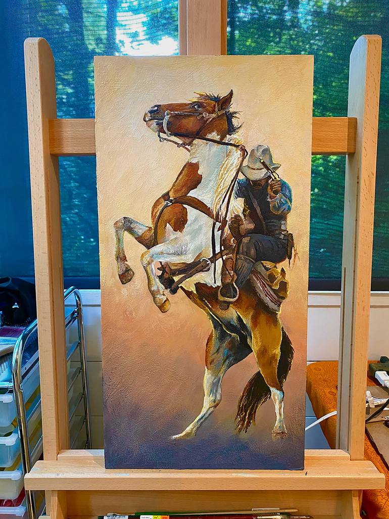 Original Realism Horse Painting by Abra Johnson