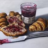 Croissant & Jam by Abra Johnson