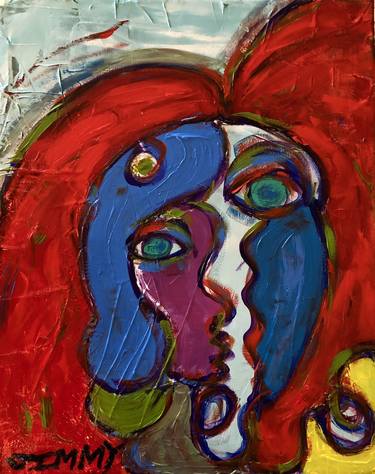 Original Abstract Expressionism People Paintings by Jimmy Reagan