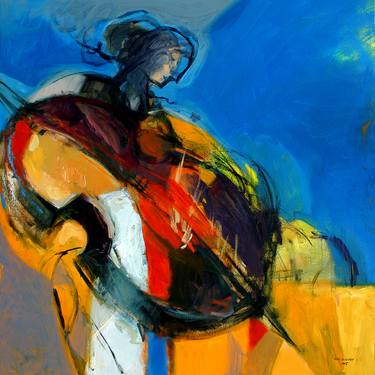 Print of Abstract Expressionism Music Paintings by Qais Al-Sindy